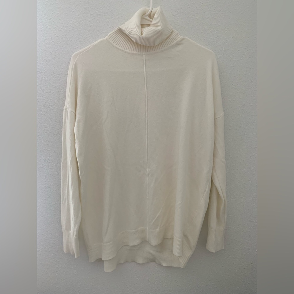 Buttery Soft Cream Turtleneck Sweater